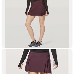 Lululemon Lost in Pace Skirt Skort Tennis Skirt